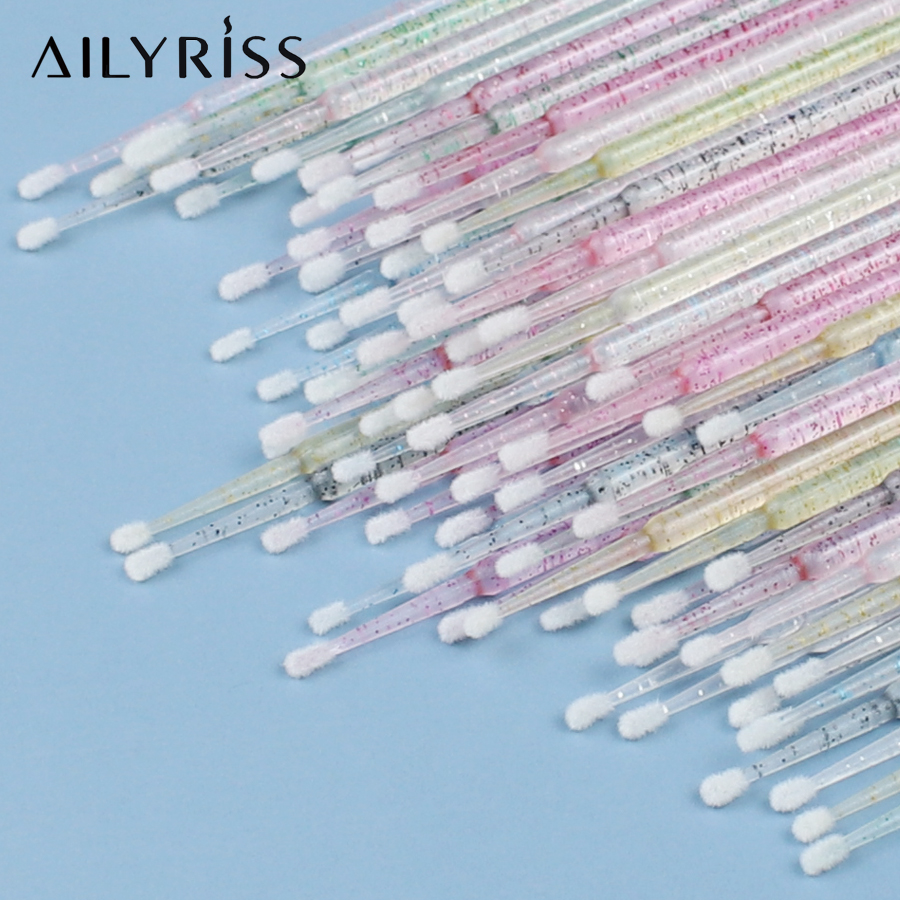 Micro Brush Applicator - Escovas descartáveis para cílios, cotonete 100