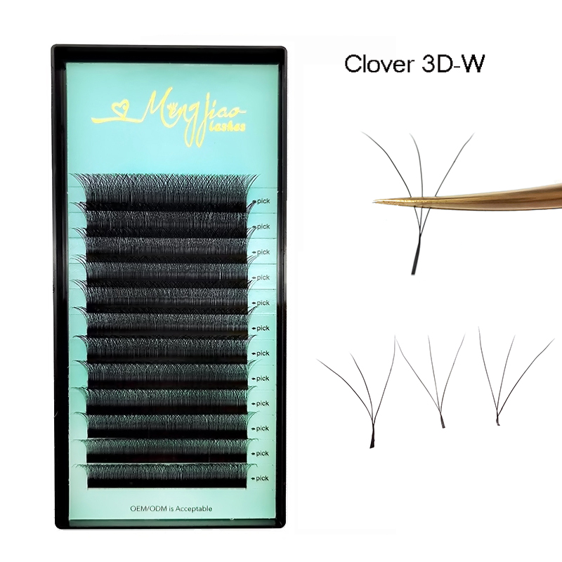 Eyelash Extension Logo - Trevo w extensão de cílios 3d