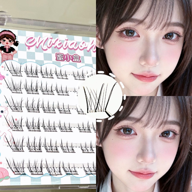 Eyelash Extension Natural - Cílios Postiços Mixiaohe Sem Cola, Naturais,