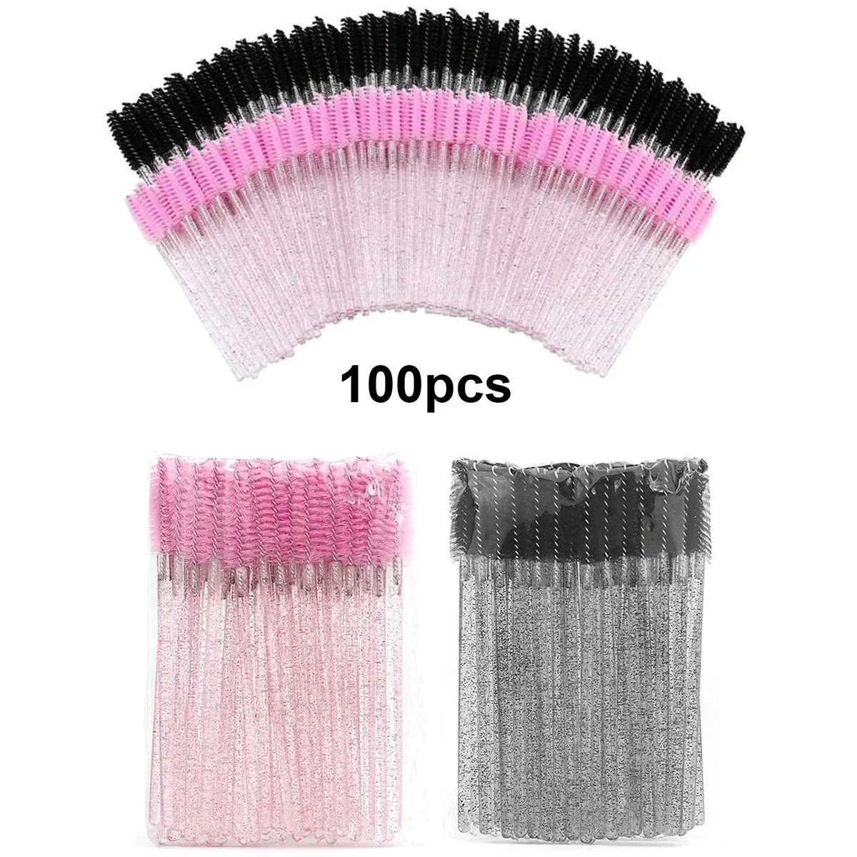 Eyelash Extension Vendor - Atacado 100 pçs escovas de cílios