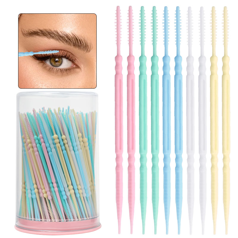 Micro Brush Applicator - 300 Unidades por Frasco, Escovas Micro