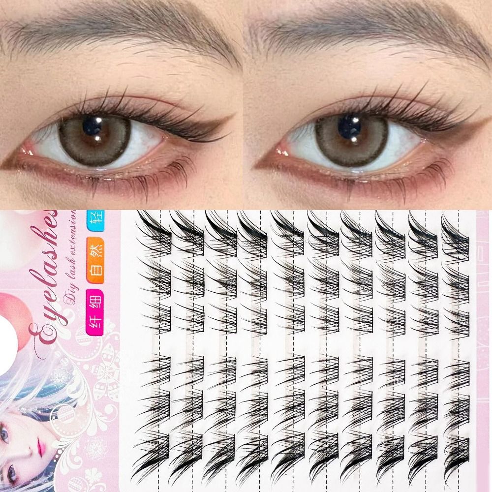 Eyelash Extension Cat Eye - 3d gato olho clusters cílios naturais