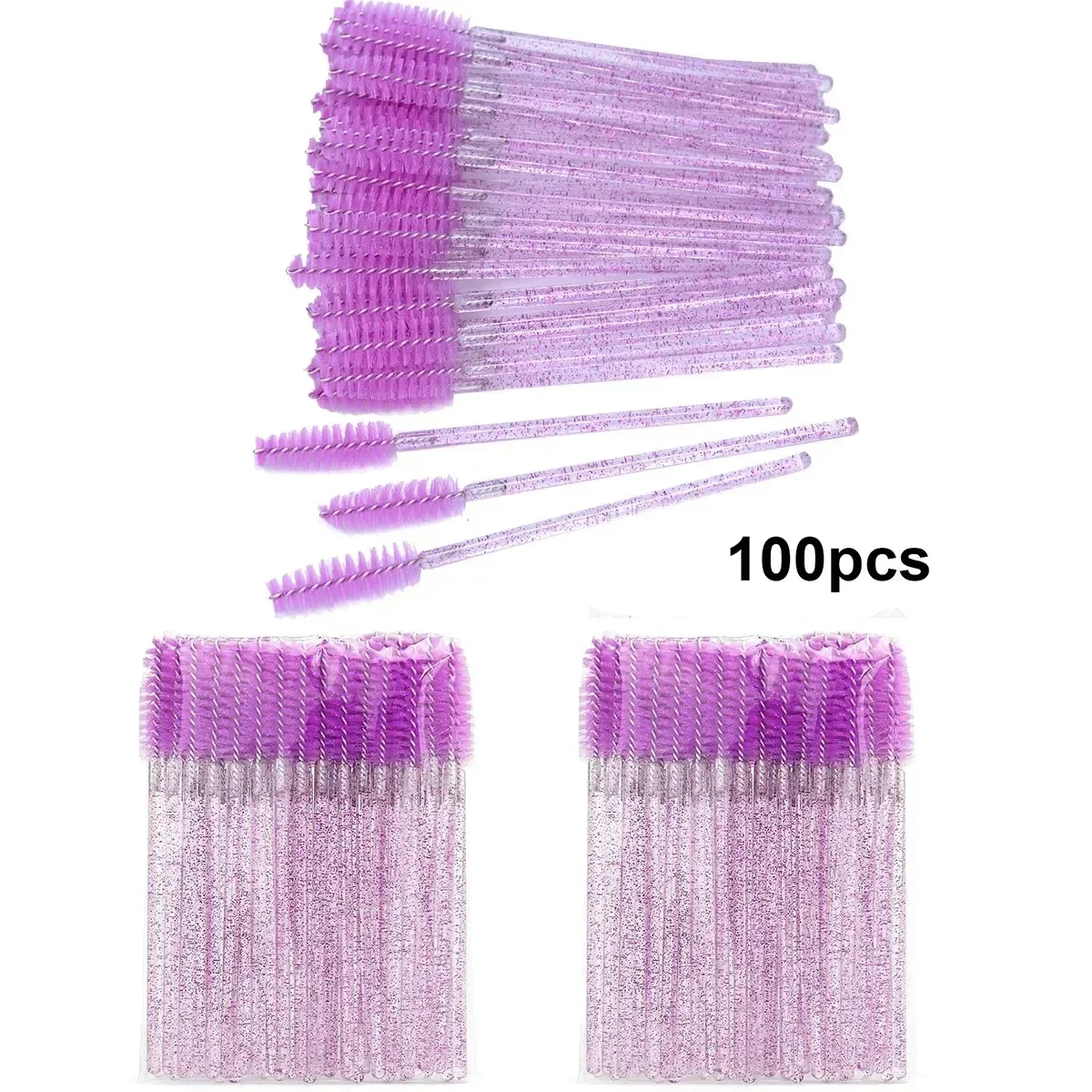 Atacado 100 pçs escovas de cíl - Eyelash Extension Vendor avaliação e preço