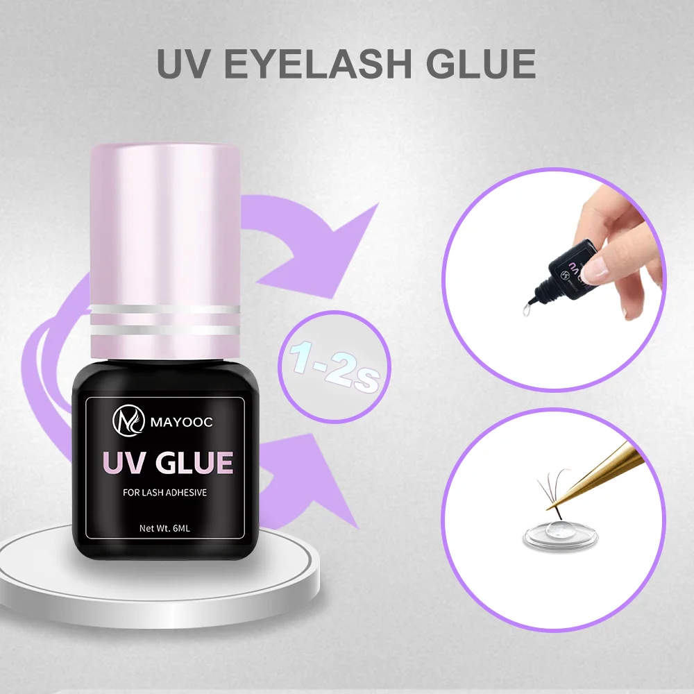 Mayoco secagem rápida 0.1s uv  - Eyelash Extension Logo avaliação e preço