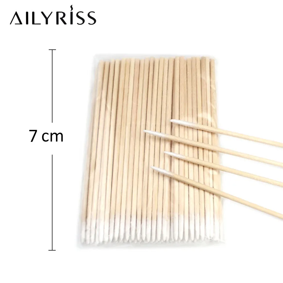 100 pçs/lote escovas de cílios - Micro Brush Applicator avaliação e preço