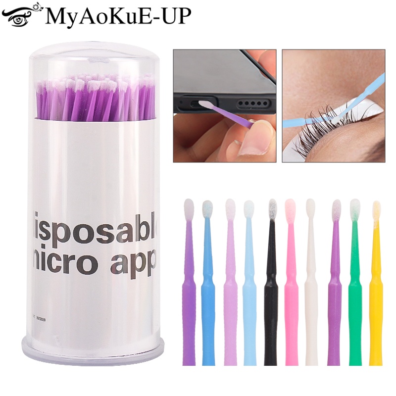 100 pçs escova de cílios desca - Eyelash Extension Vendor avaliação e preço
