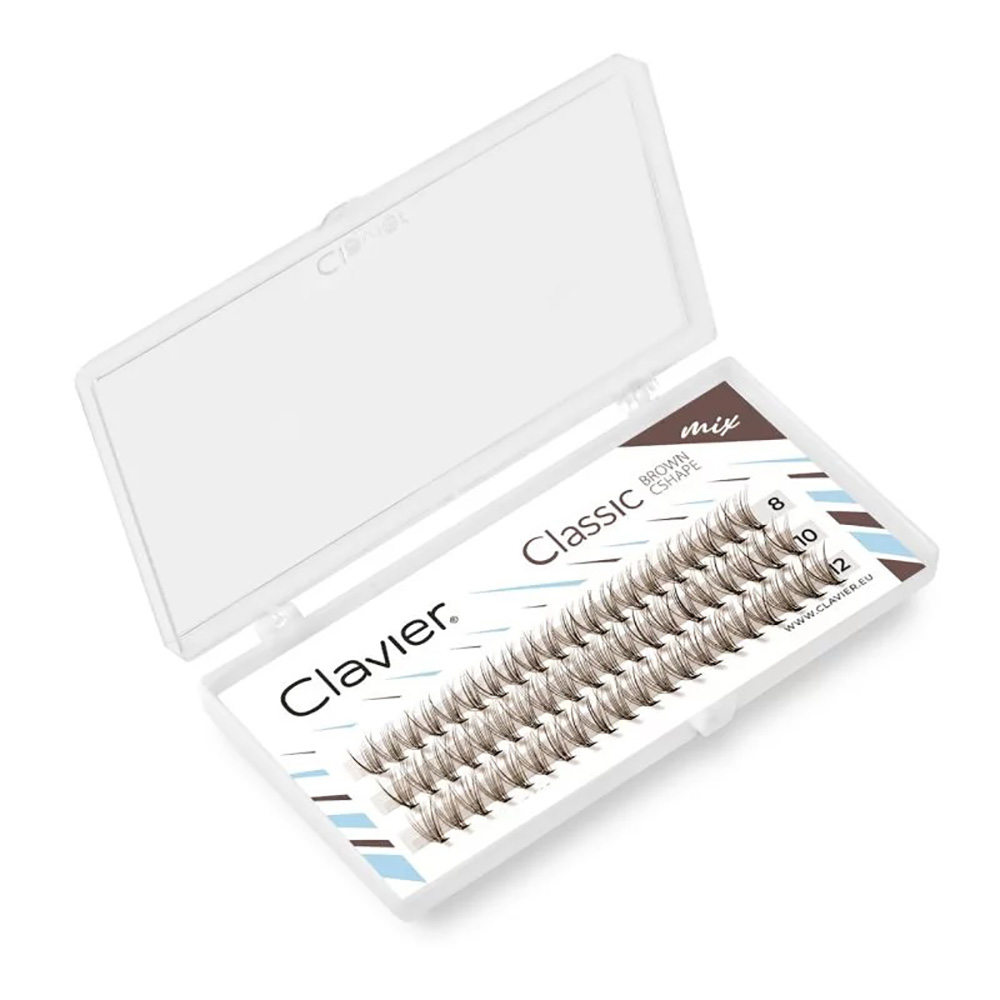 Clavier clássico marrom cílios - Eyelash Extensions Classic avaliação e preço