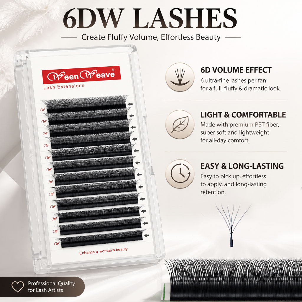 Weenweave 6d w estilo extensõe - Eyelash Extension Logo avaliação e preço