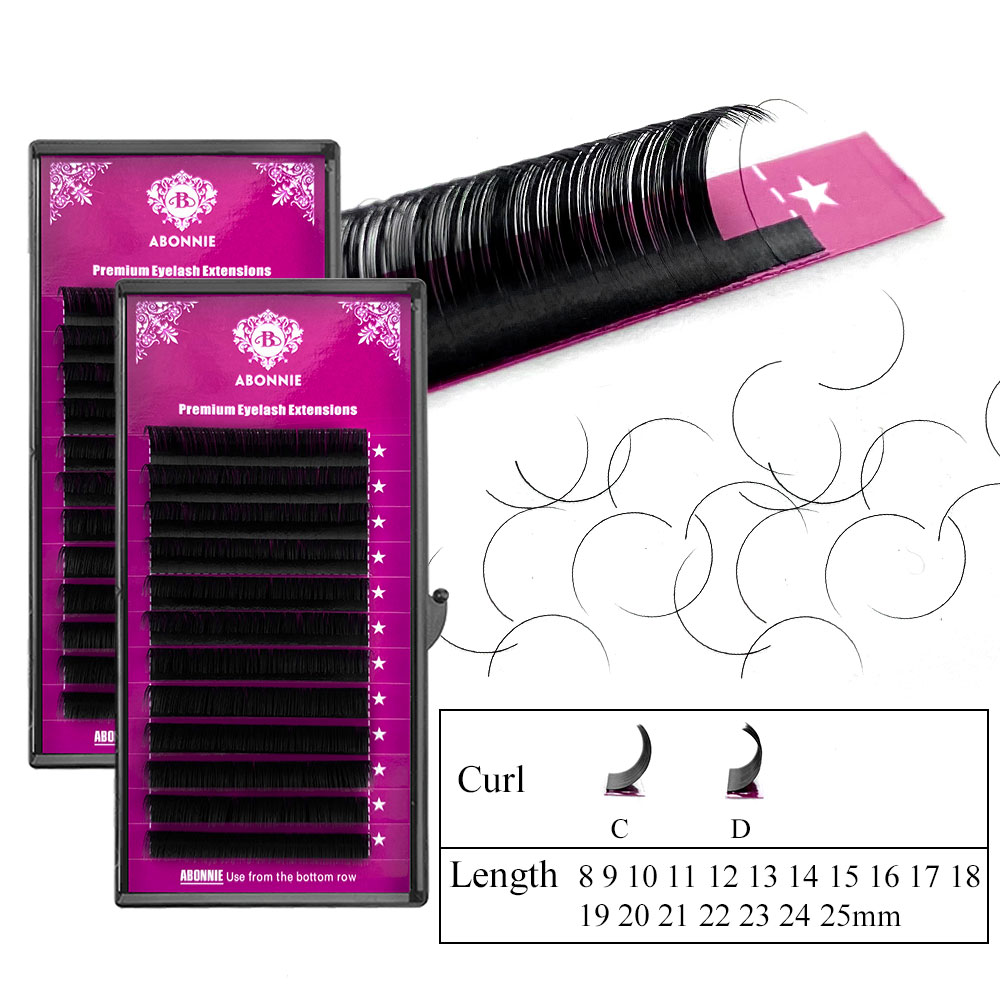 Abonnie B Curl 8-15mm Cílios I - Eyelash Extensions Classic avaliação e preço
