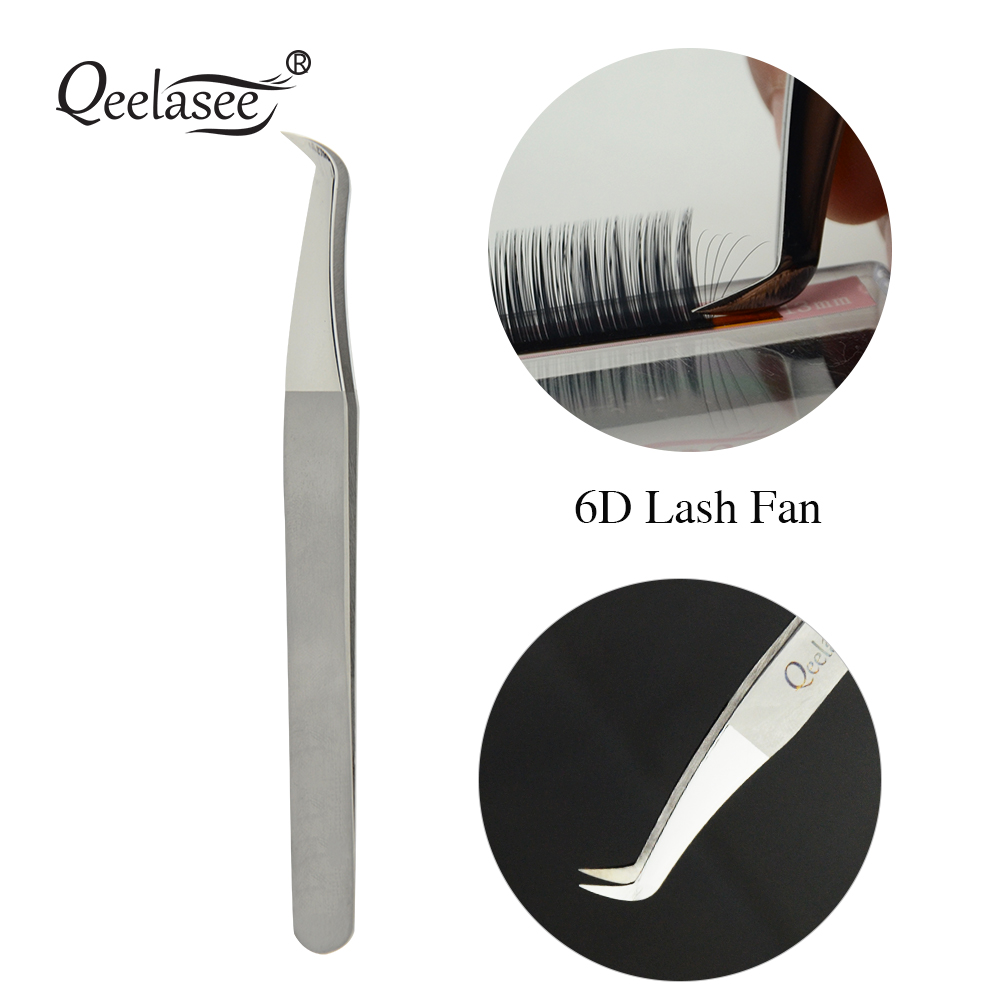 Pinça Qeelasee AS09 de Aço Ino - Eyelash Extension Logo avaliação e preço