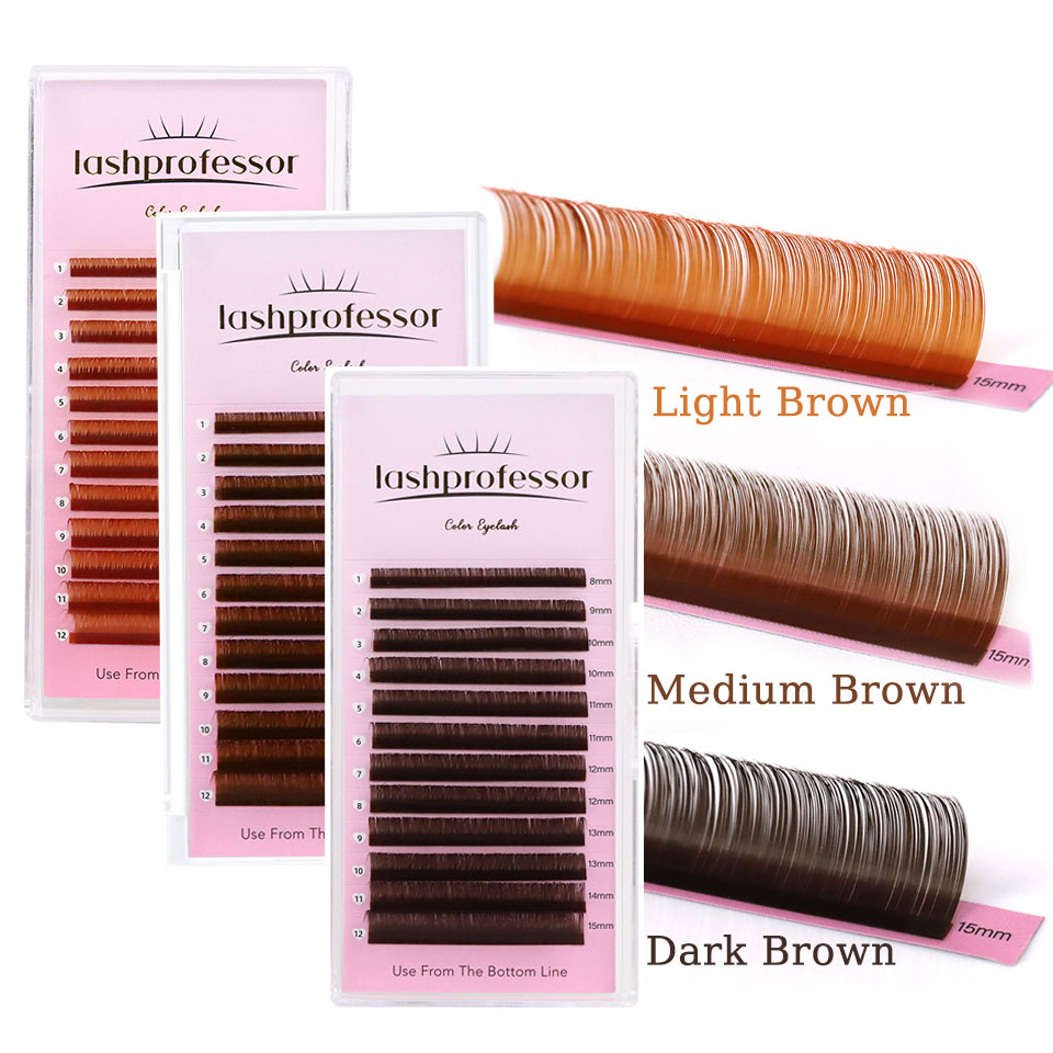 Caloa chocolate marrom cílios  - Eyelash Extensions Classic avaliação e preço