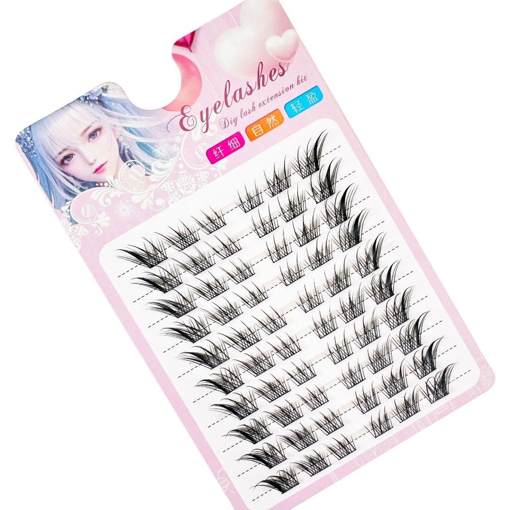 Mulheres beleza 3d gato olho c - Eyelash Extension Cat Eye avaliação e preço